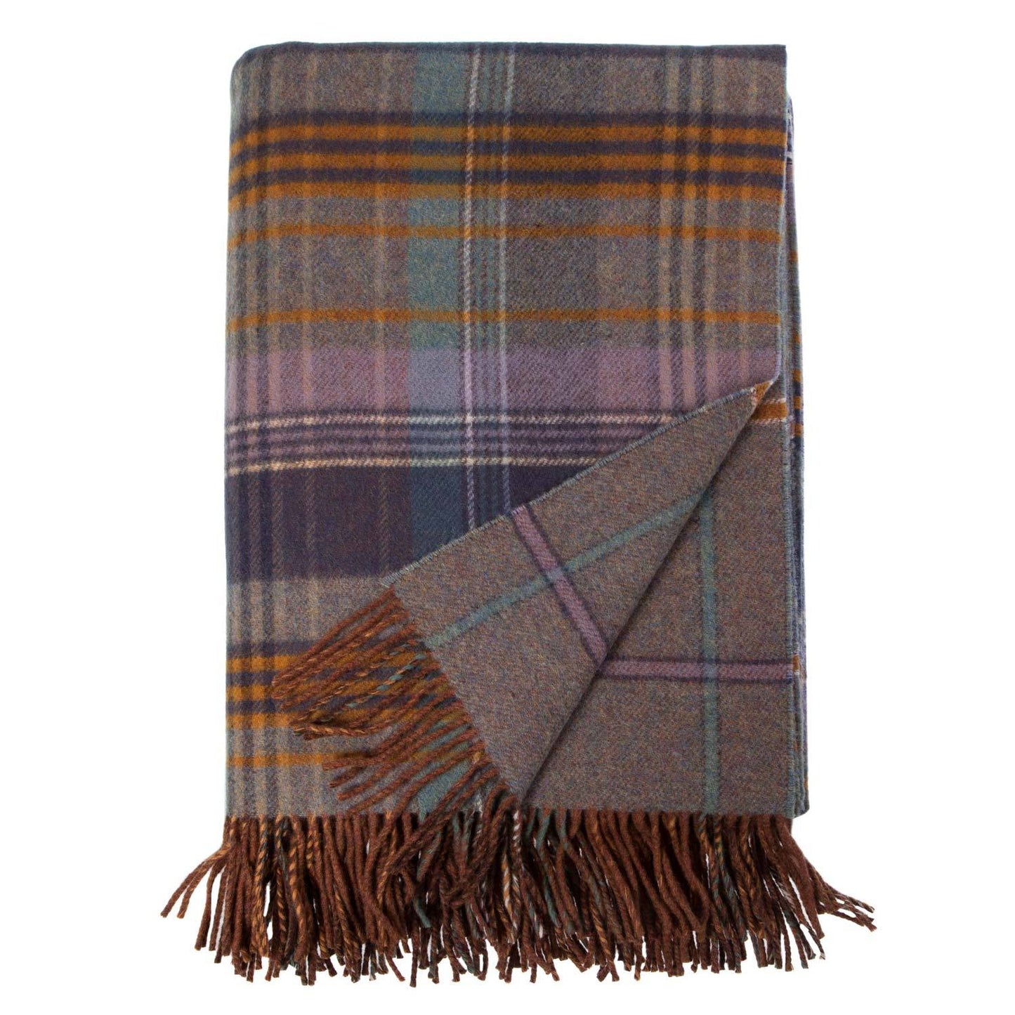 Lovat Scottish Heritage Reversible Lambswool Throw