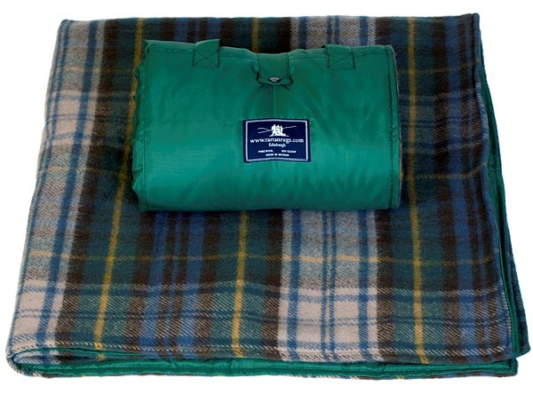 Antique Dress Gordon Tartan Waterproof Picnic Rug