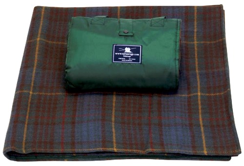 Antique Hunting Stewart Tartan Waterproof Picnic Rug