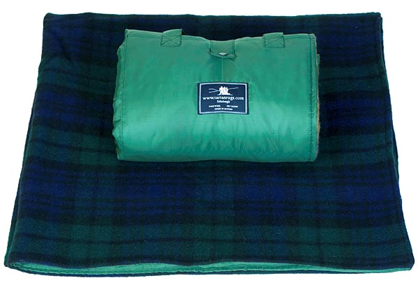 Black Watch Tartan Waterproof Picnic Rug
