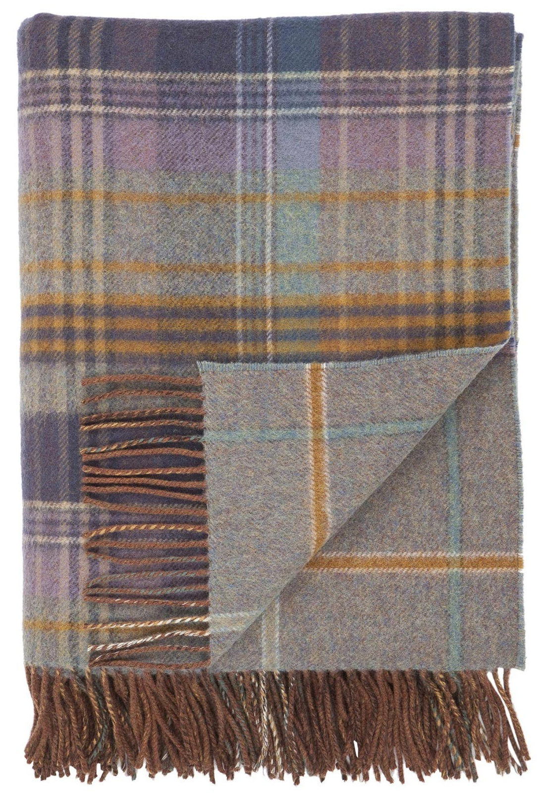 Lovat Scottish Heritage Reversible Lambswool Throw