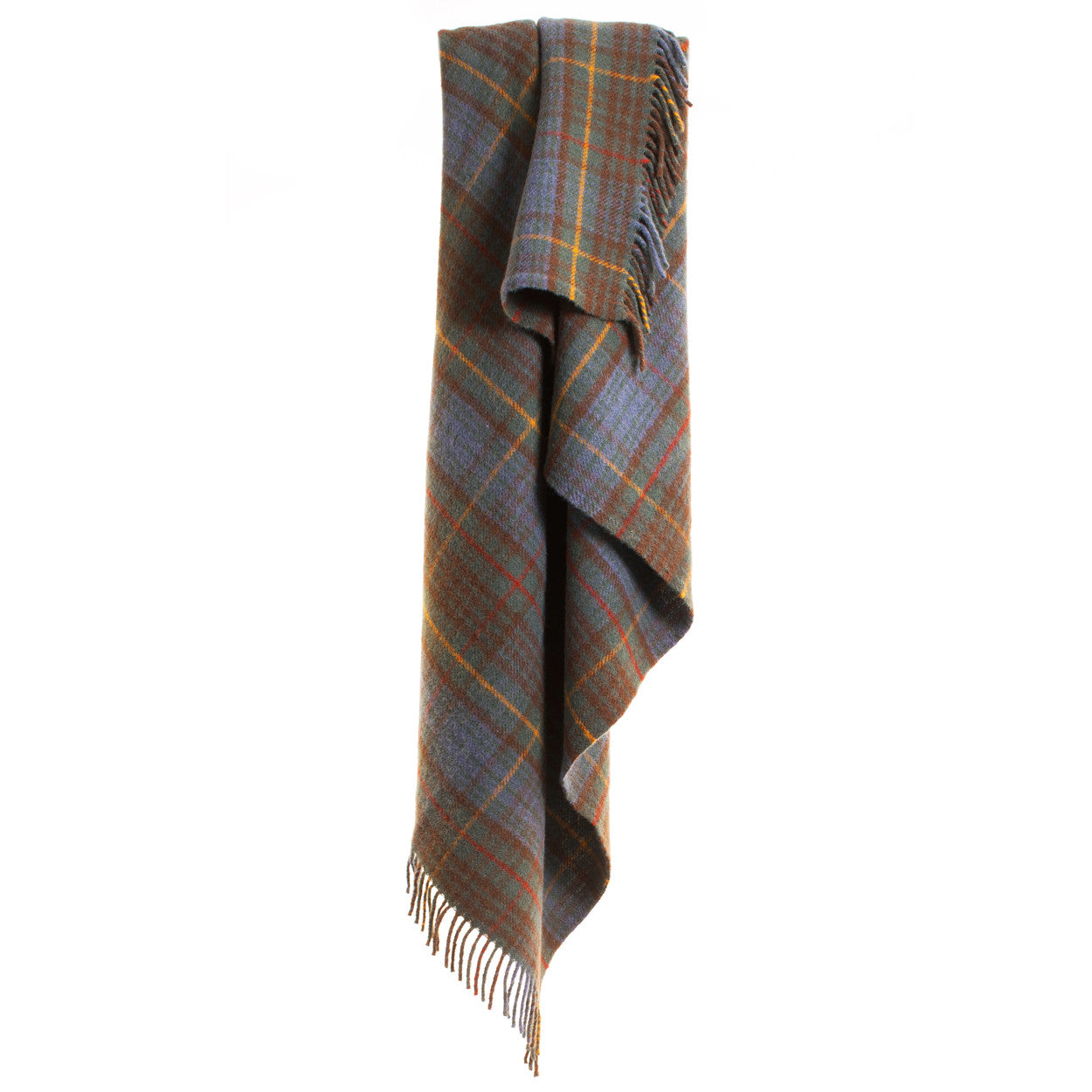 Tweedmill Antique Hunting Stewart Tartan Premium Wool Travel Rug